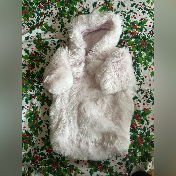 COPY - London and Cole Pom-Pom Bunting Suit Light Pink. One Piece Faux Fur! Bab… - Picture 3 of 11